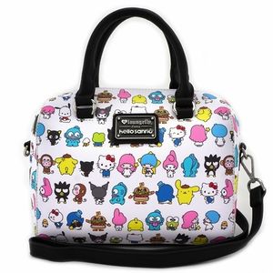 RARE Loungefly Hello Kitty Sanrio Print Purse